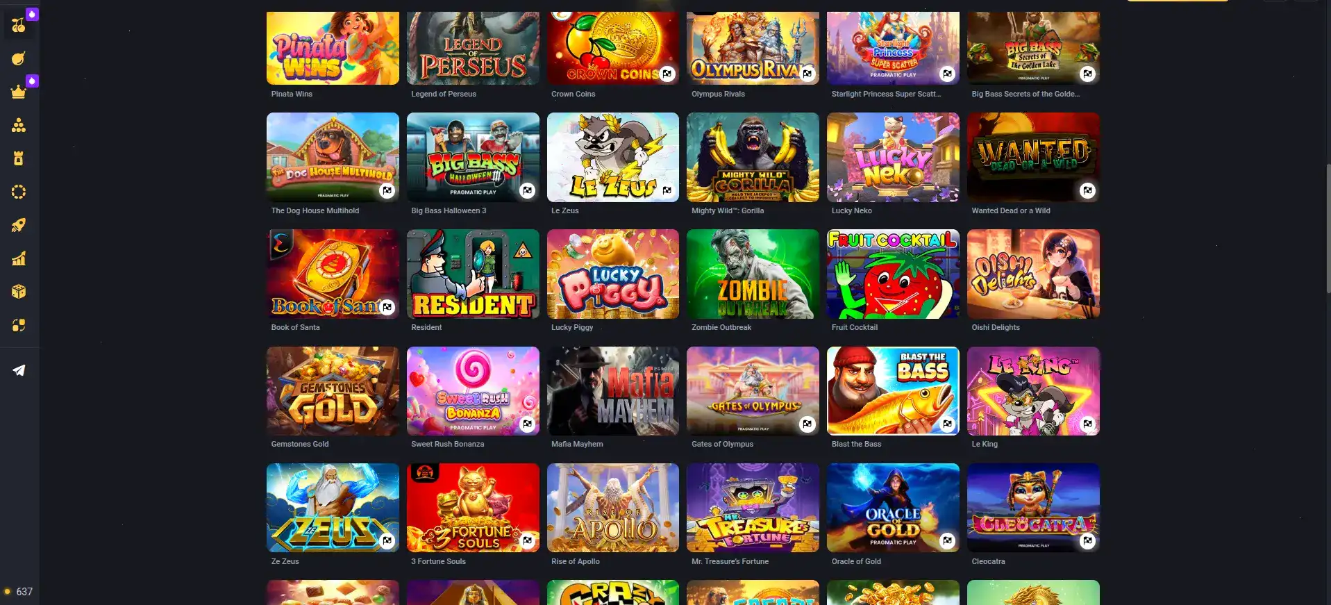 Мобильная версия Winwin casino